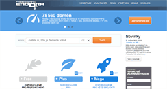 Desktop Screenshot of endora.cz