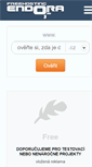 Mobile Screenshot of endora.cz