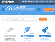 Tablet Screenshot of endora.cz